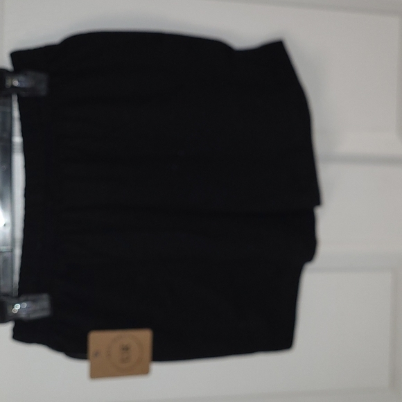 Urban Rebel Juniors Black Side Pockets Elastic Waist Sweat Shorts Size Medium - Picture 2 of 10